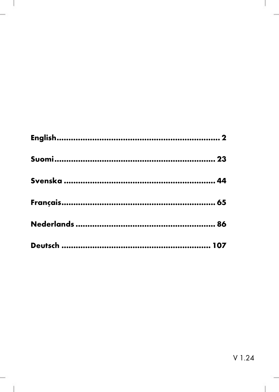 Silvercrest SRR 2 A2 User Manual | Page 3 / 130