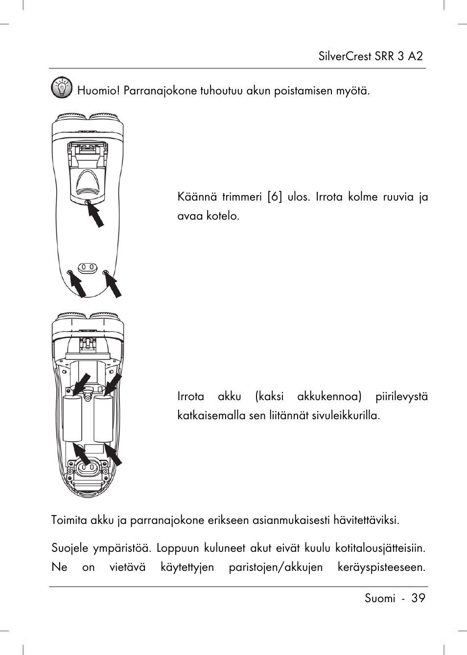 Silvercrest SRR 2 A2 User Manual | Page 41 / 130