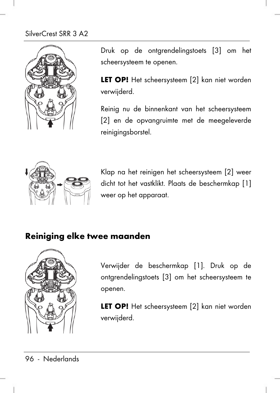 Reiniging elke twee maanden | Silvercrest SRR 2 A2 User Manual | Page 98 / 130