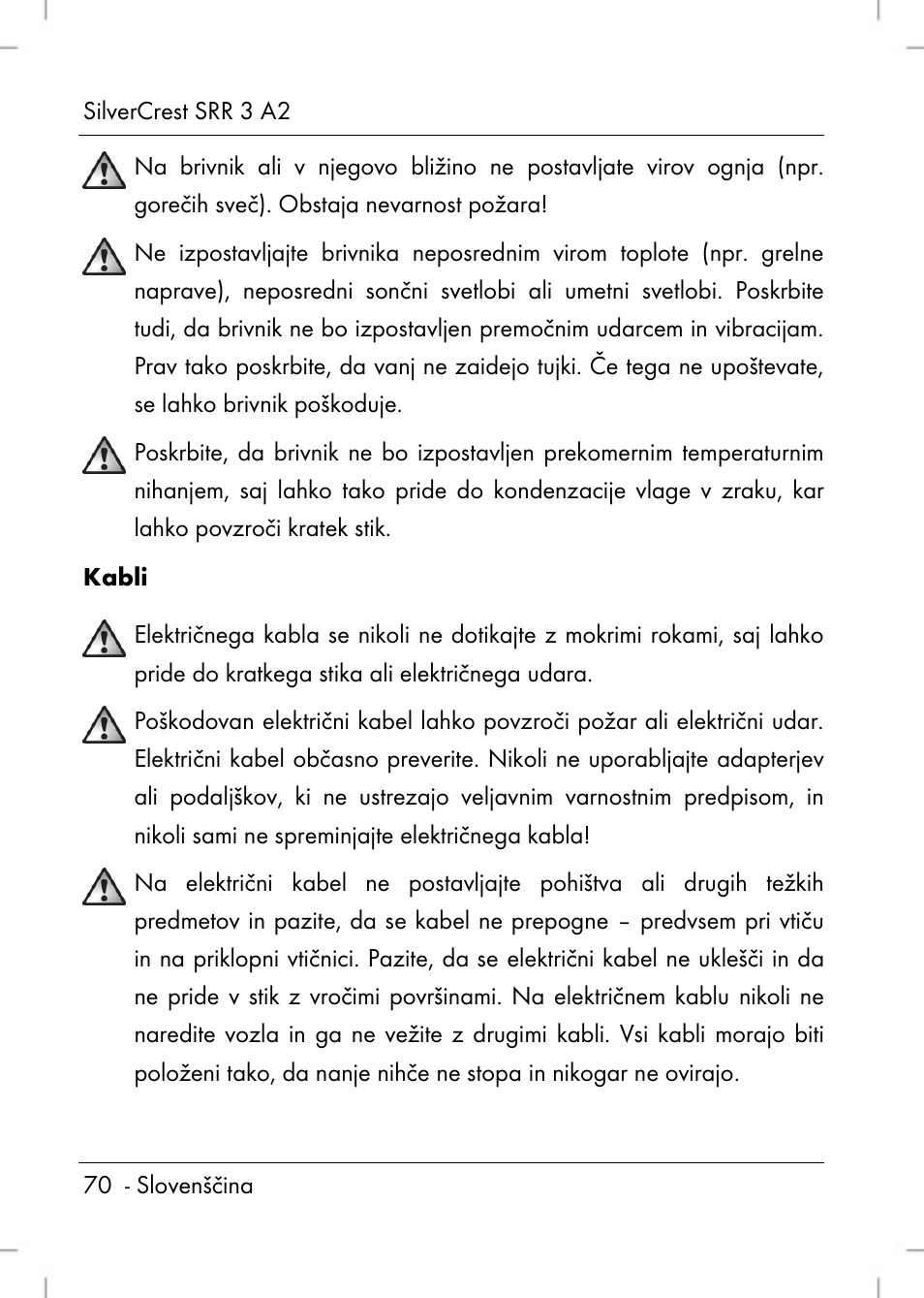 Silvercrest SRR 2 A2 User Manual | Page 72 / 152