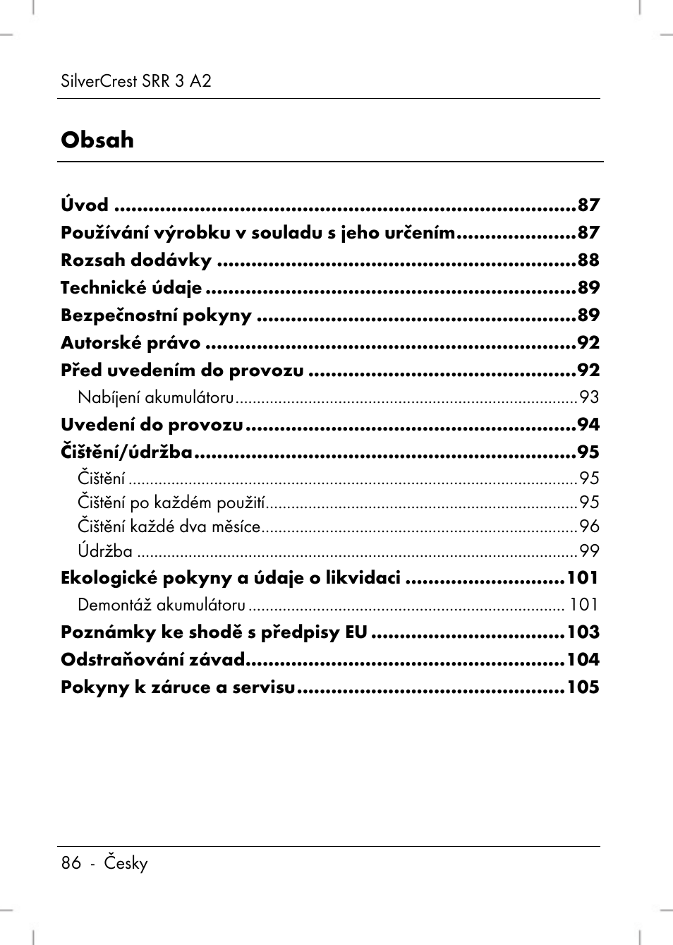 Silvercrest SRR 2 A2 User Manual | Page 88 / 152