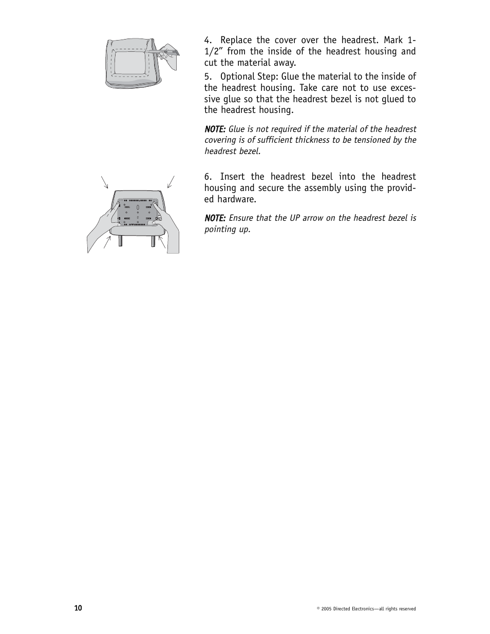 Directed Video HVM702 User Manual | Page 10 / 20