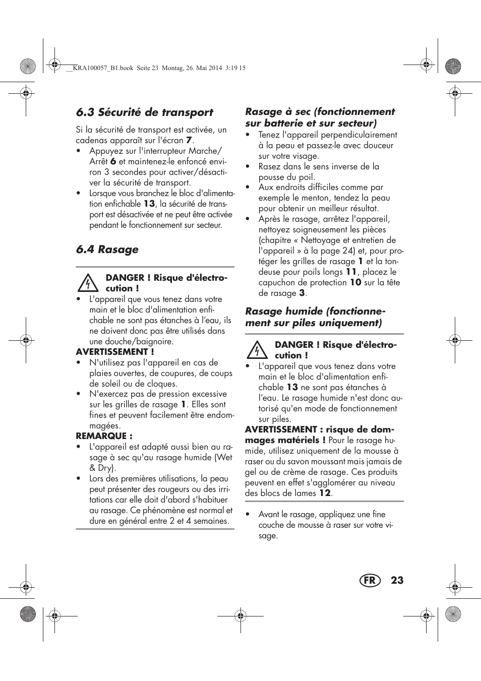 Silvercrest SFR 36 A1 User Manual | Page 25 / 62