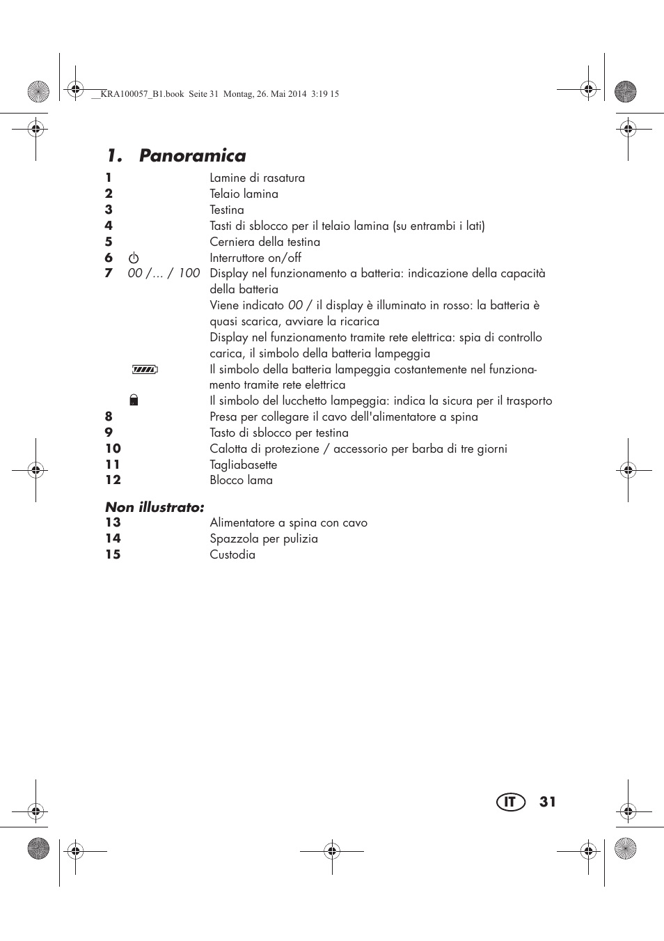 Panoramica | Silvercrest SFR 36 A1 User Manual | Page 33 / 62