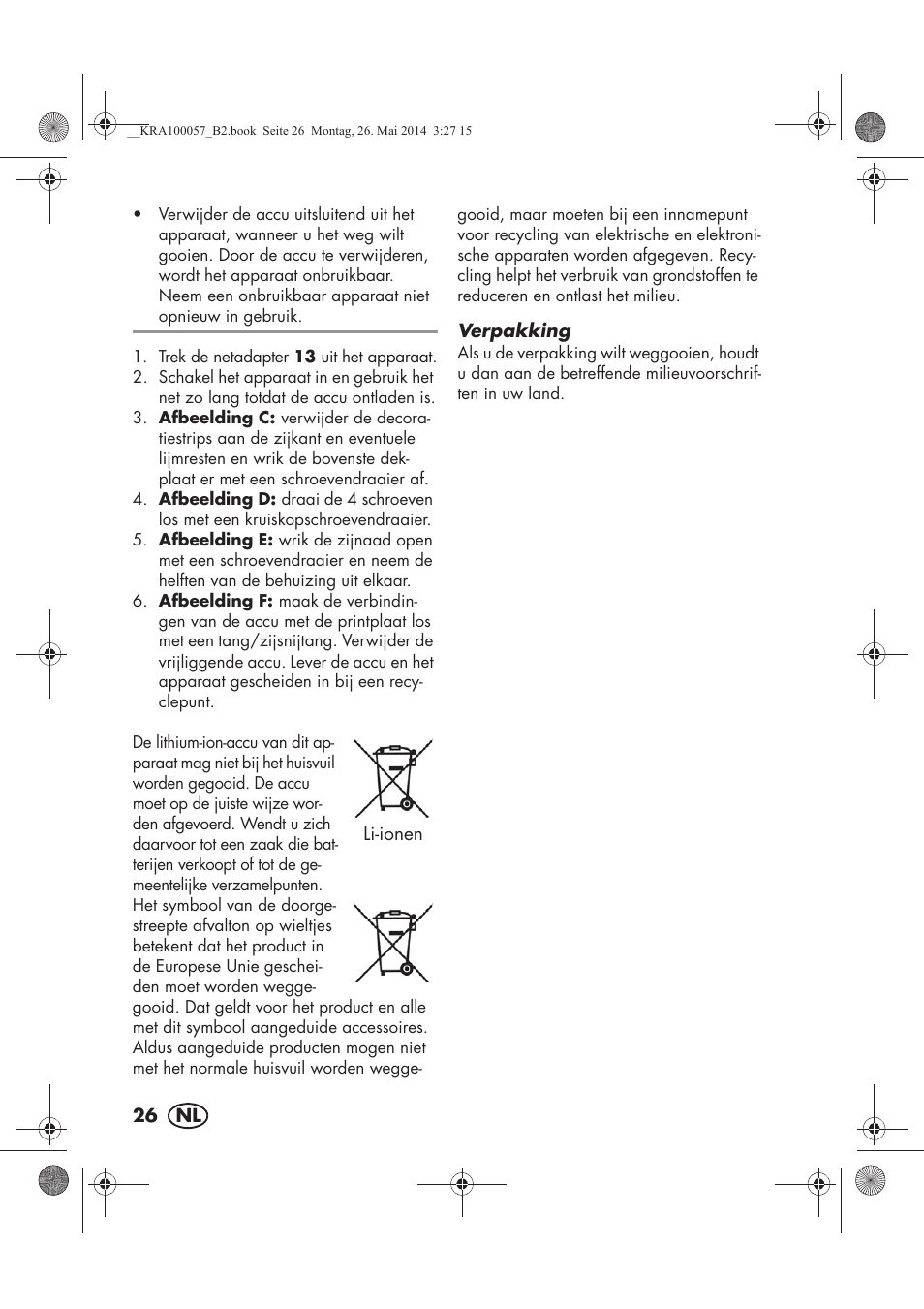 Silvercrest SFR 36 A1 User Manual | Page 28 / 62