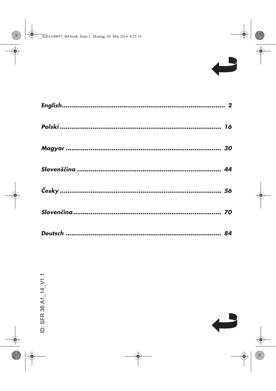 Silvercrest SFR 36 A1 User Manual | Page 2 / 102