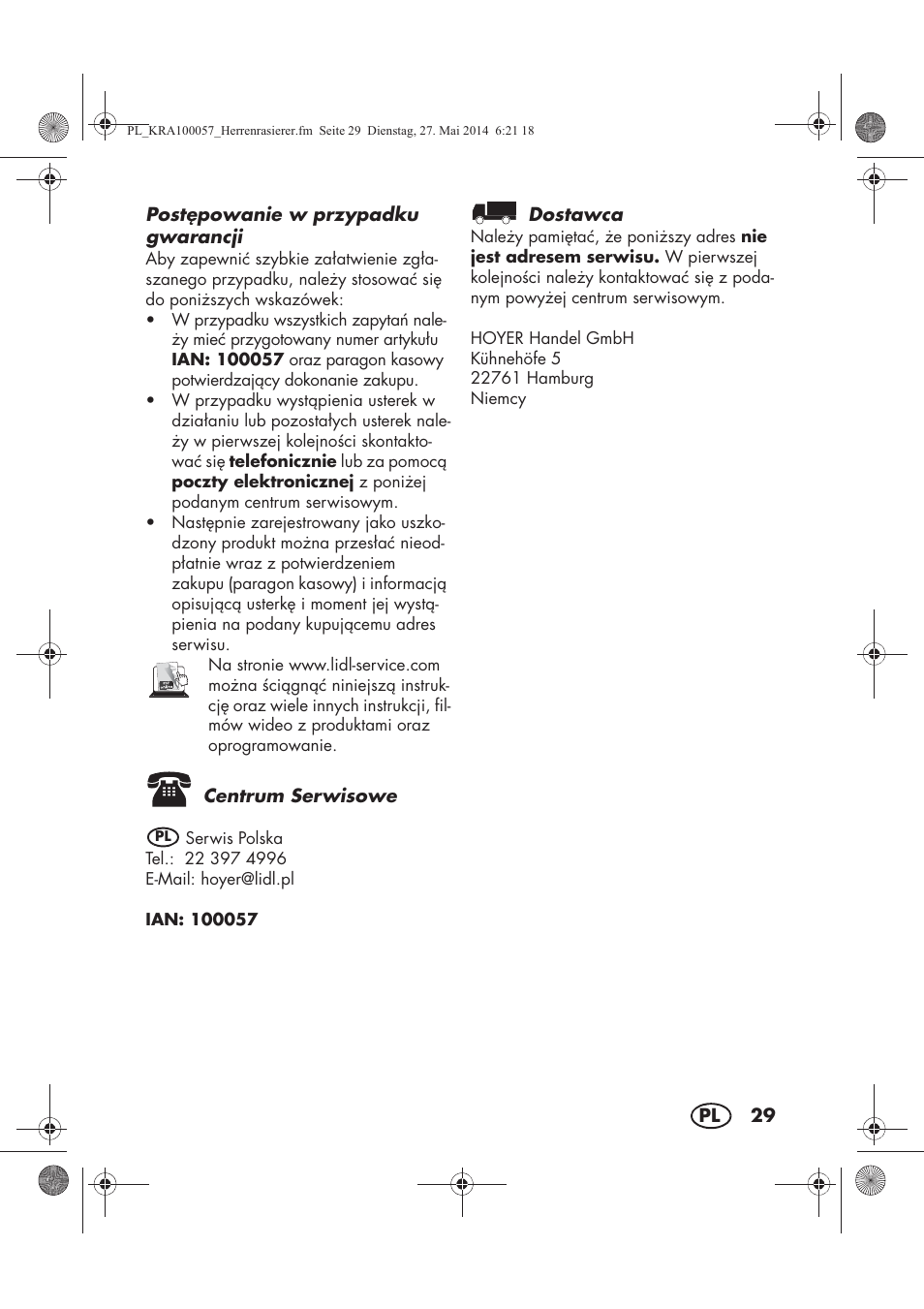 Silvercrest SFR 36 A1 User Manual | Page 31 / 102