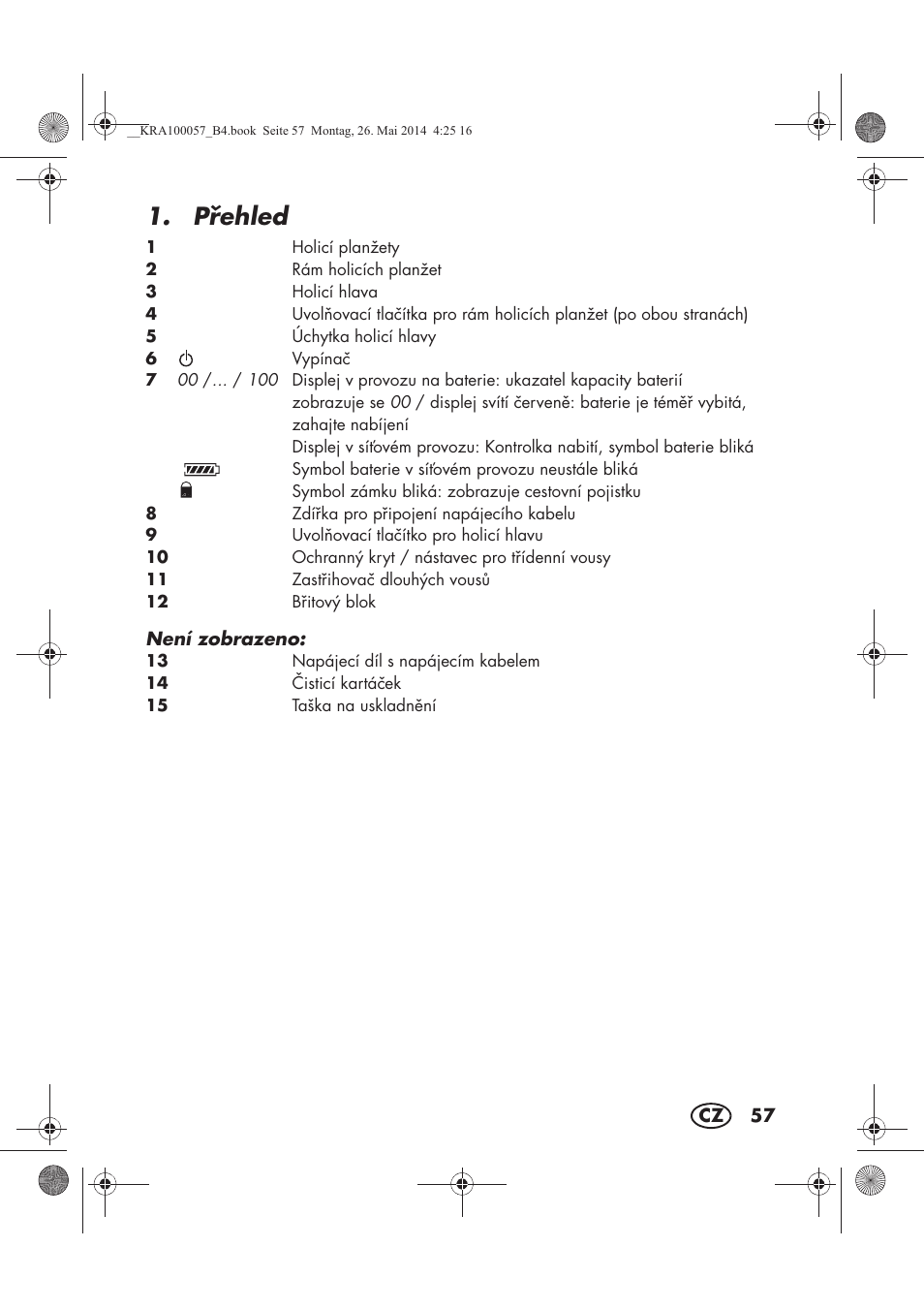 Pehled | Silvercrest SFR 36 A1 User Manual | Page 59 / 102