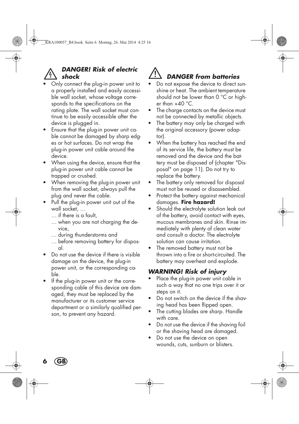 Silvercrest SFR 36 A1 User Manual | Page 8 / 102