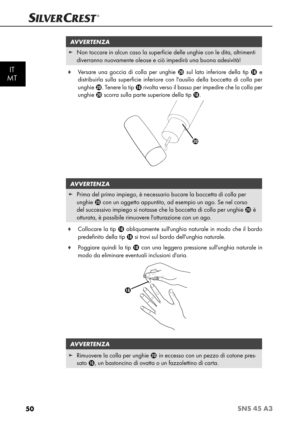 It mt | Silvercrest SNS 45 A3 User Manual | Page 53 / 163