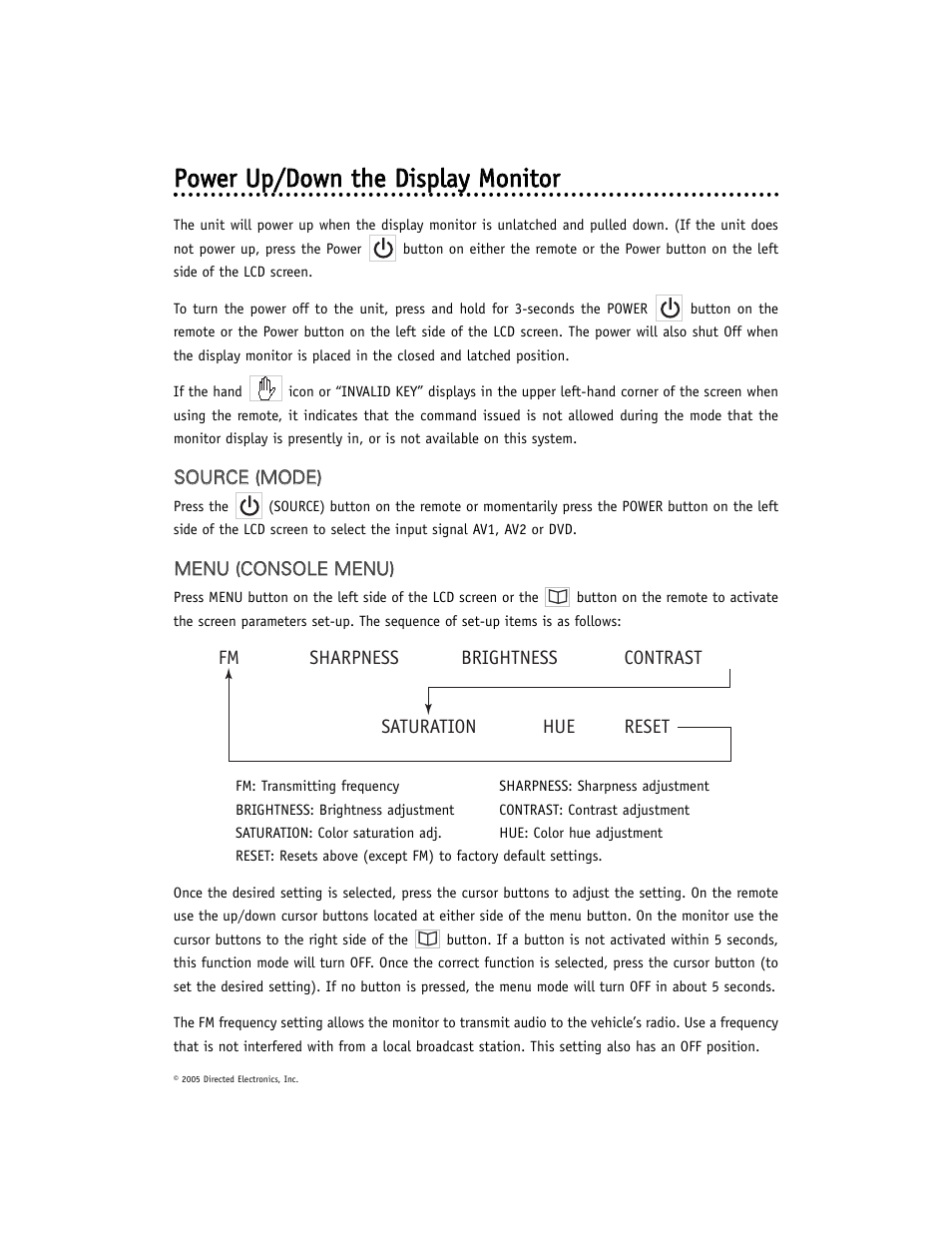 Directed Electronics OHD1021 User Manual | Page 21 / 42