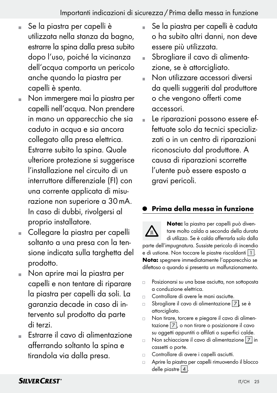 Silvercrest SHG 35 A1 User Manual | Page 24 / 36