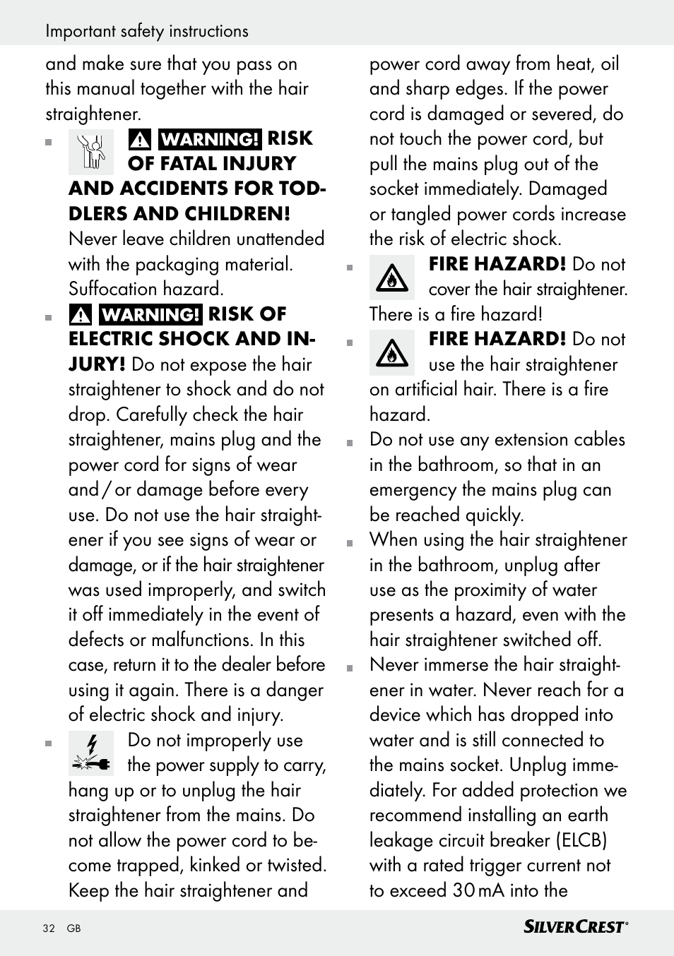 Silvercrest SHG 35 A1 User Manual | Page 31 / 36