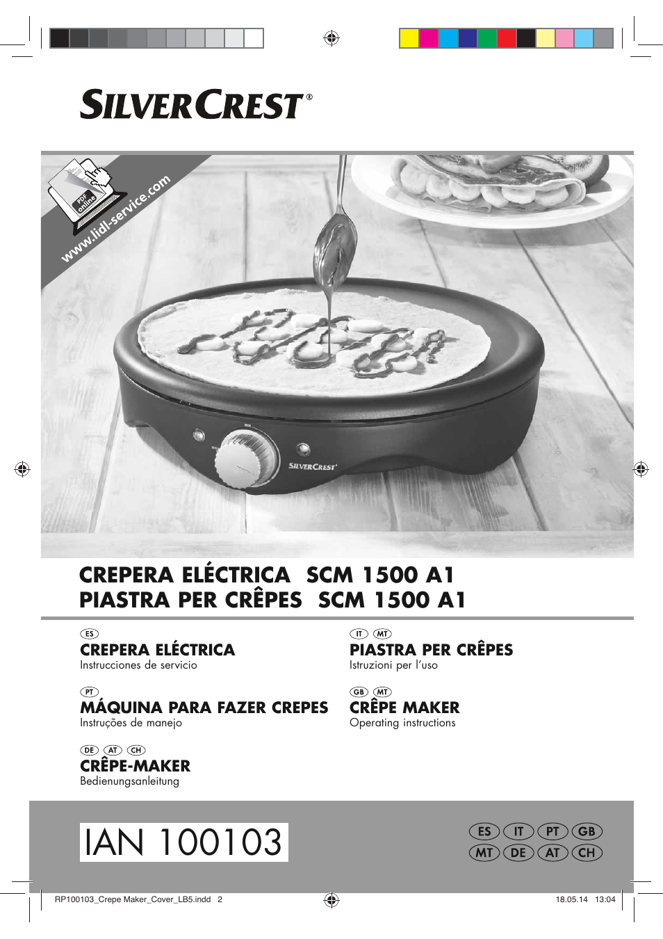 Silvercrest SCM 1500 A1 User Manual | 66 pages