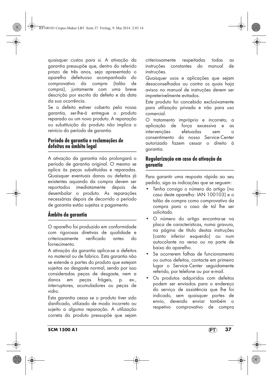 Silvercrest SCM 1500 A1 User Manual | Page 39 / 66