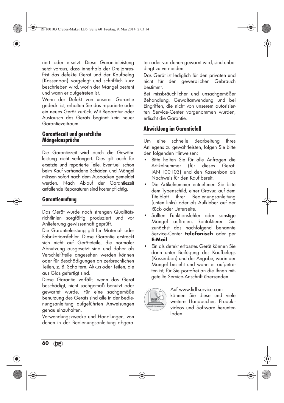 Garantiezeit und gesetzliche mängelansprüche, Garantieumfang, Abwicklung im garantiefall | Silvercrest SCM 1500 A1 User Manual | Page 62 / 66