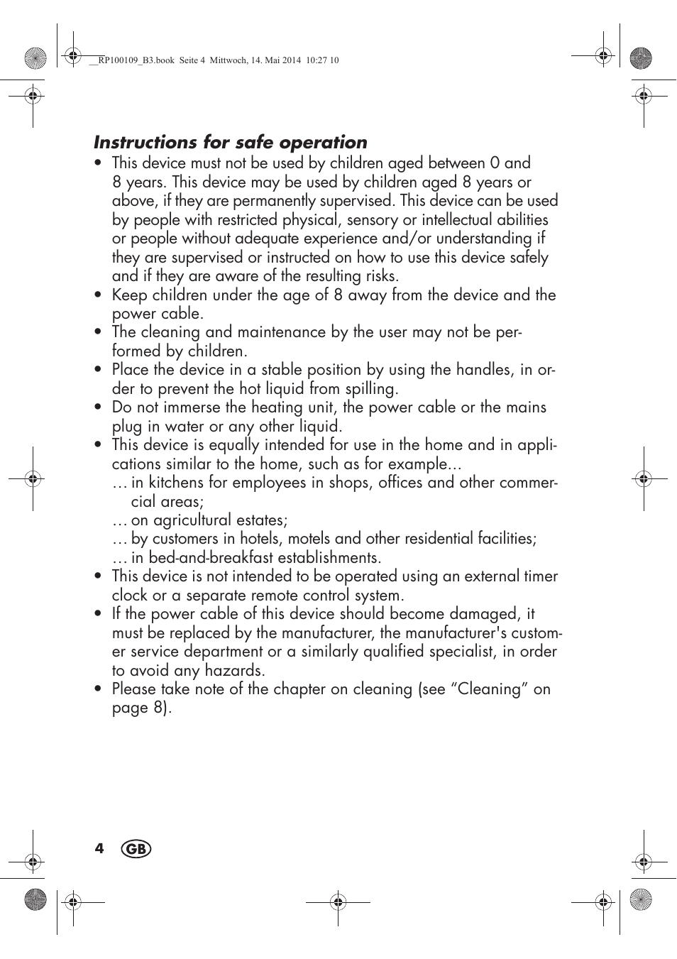 Silvercrest SFE 1500 B2 User Manual | Page 6 / 74