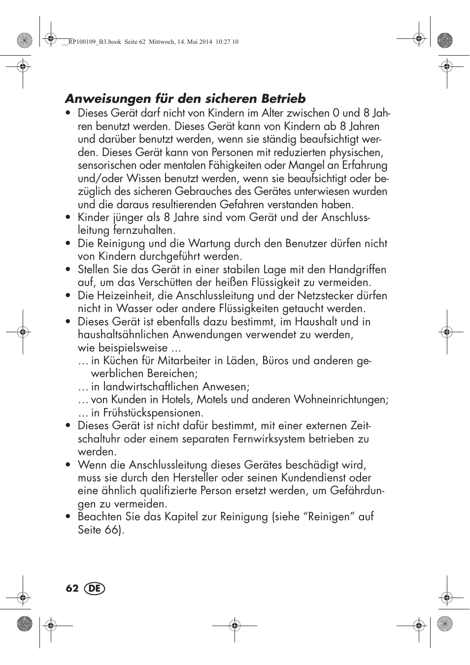 Silvercrest SFE 1500 B2 User Manual | Page 64 / 74