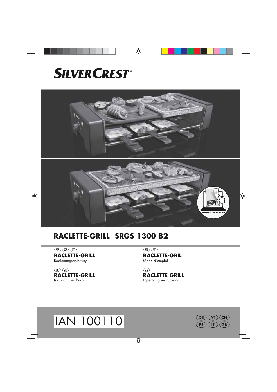 Silvercrest SRGS 1300 B2 User Manual | 54 pages