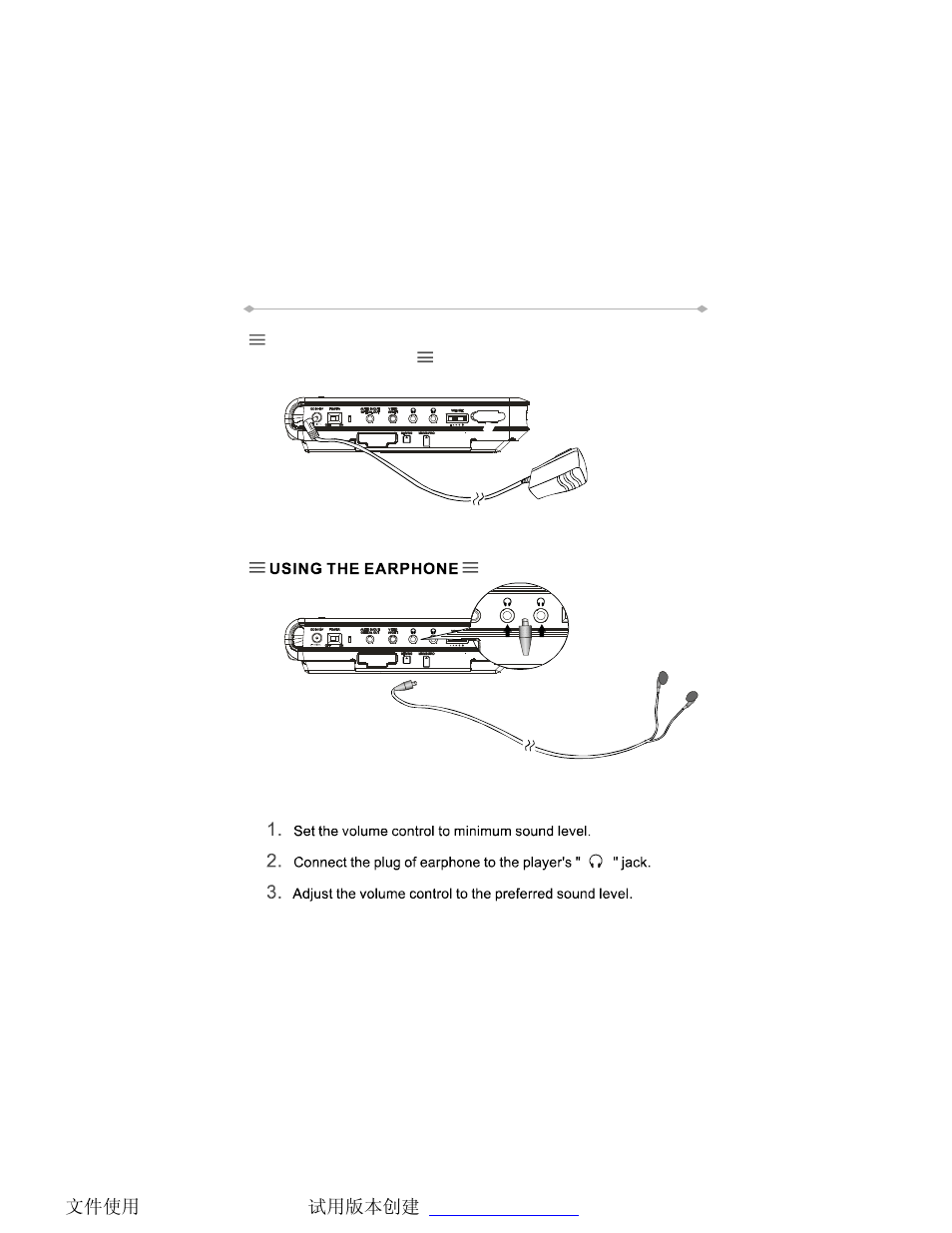 Audio / video connections | Directed Video Tablet DVD Player TD700 User Manual | Page 20 / 49