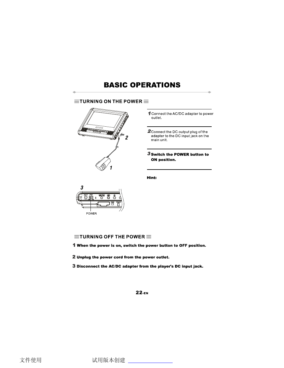 Directed Video Tablet DVD Player TD700 User Manual | Page 25 / 49