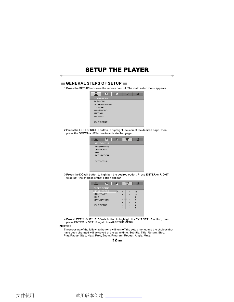Directed Video Tablet DVD Player TD700 User Manual | Page 35 / 49