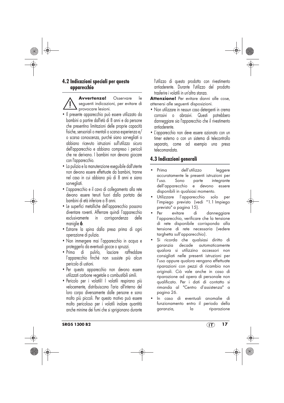 Silvercrest SRGS 1300 B2 User Manual | Page 19 / 66