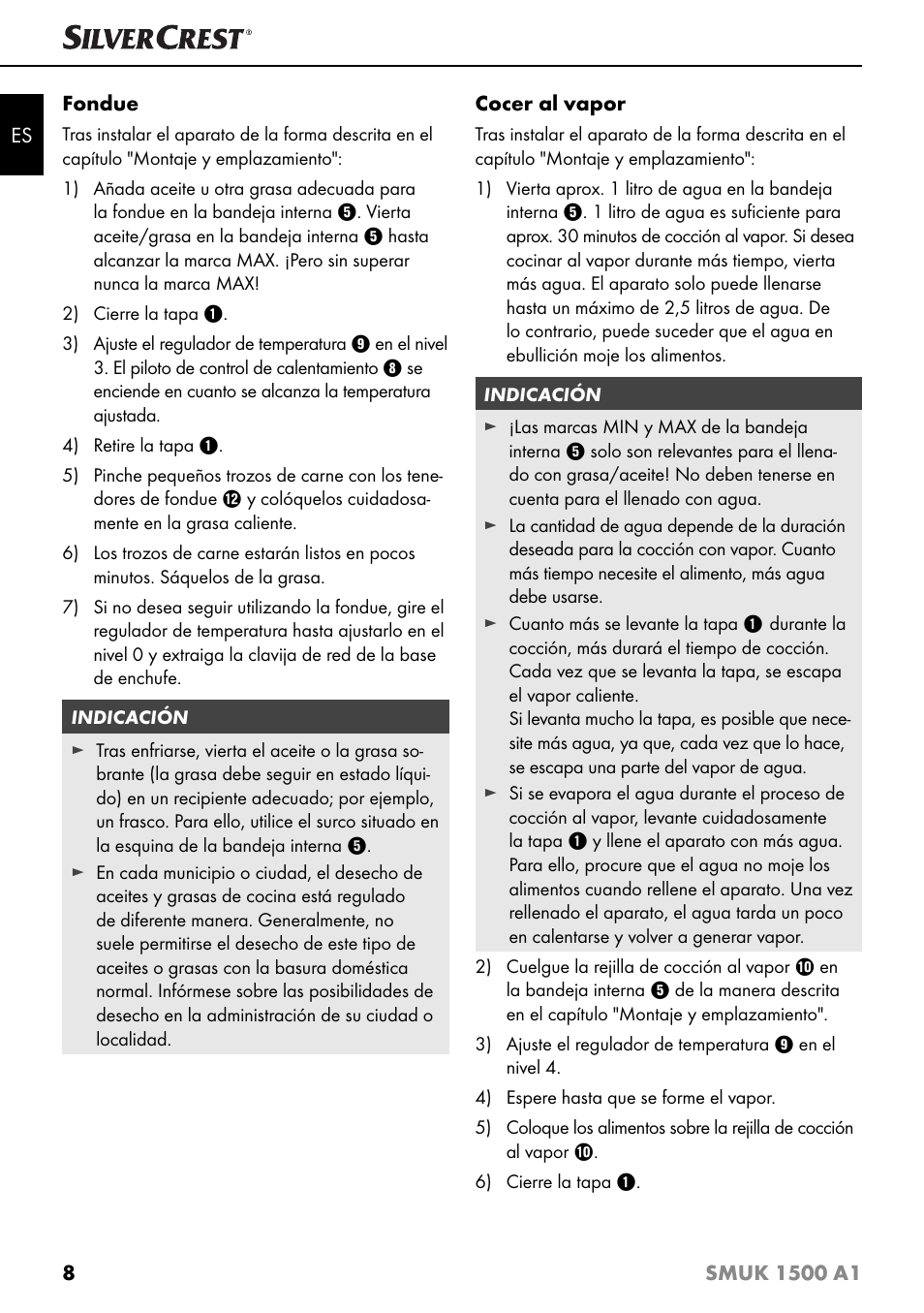 Silvercrest SMUK 1500 A1 User Manual | Page 11 / 64