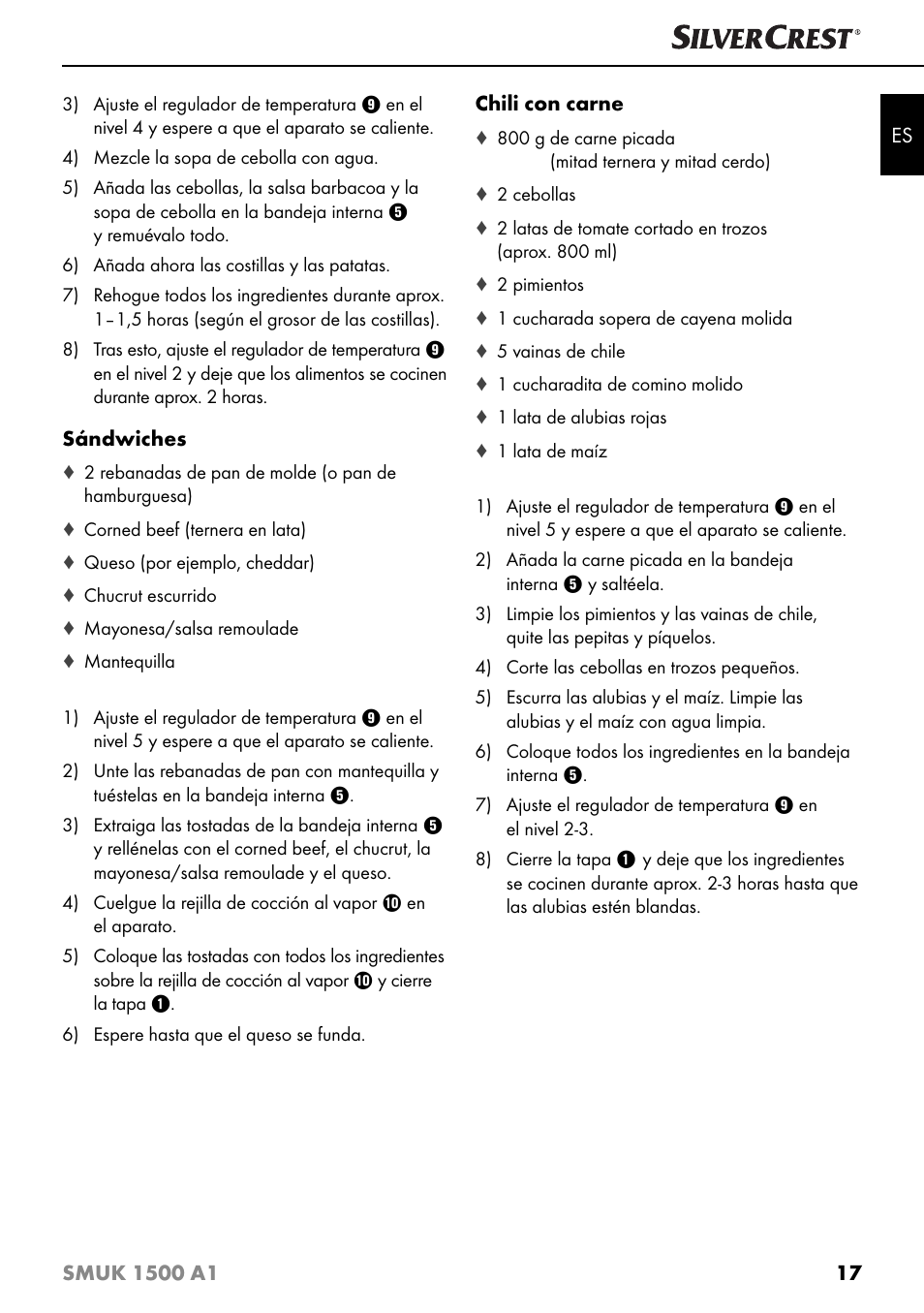 Silvercrest SMUK 1500 A1 User Manual | Page 20 / 64