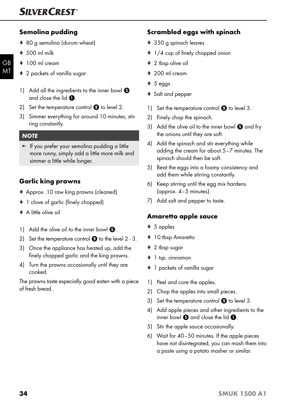 Silvercrest SMUK 1500 A1 User Manual | Page 37 / 64