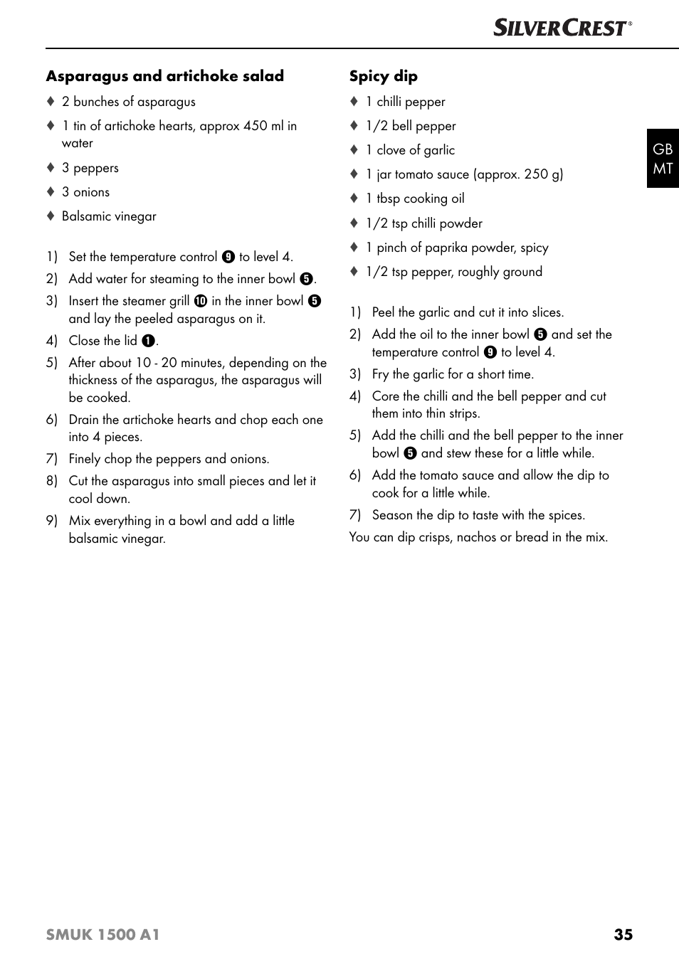 Silvercrest SMUK 1500 A1 User Manual | Page 38 / 64