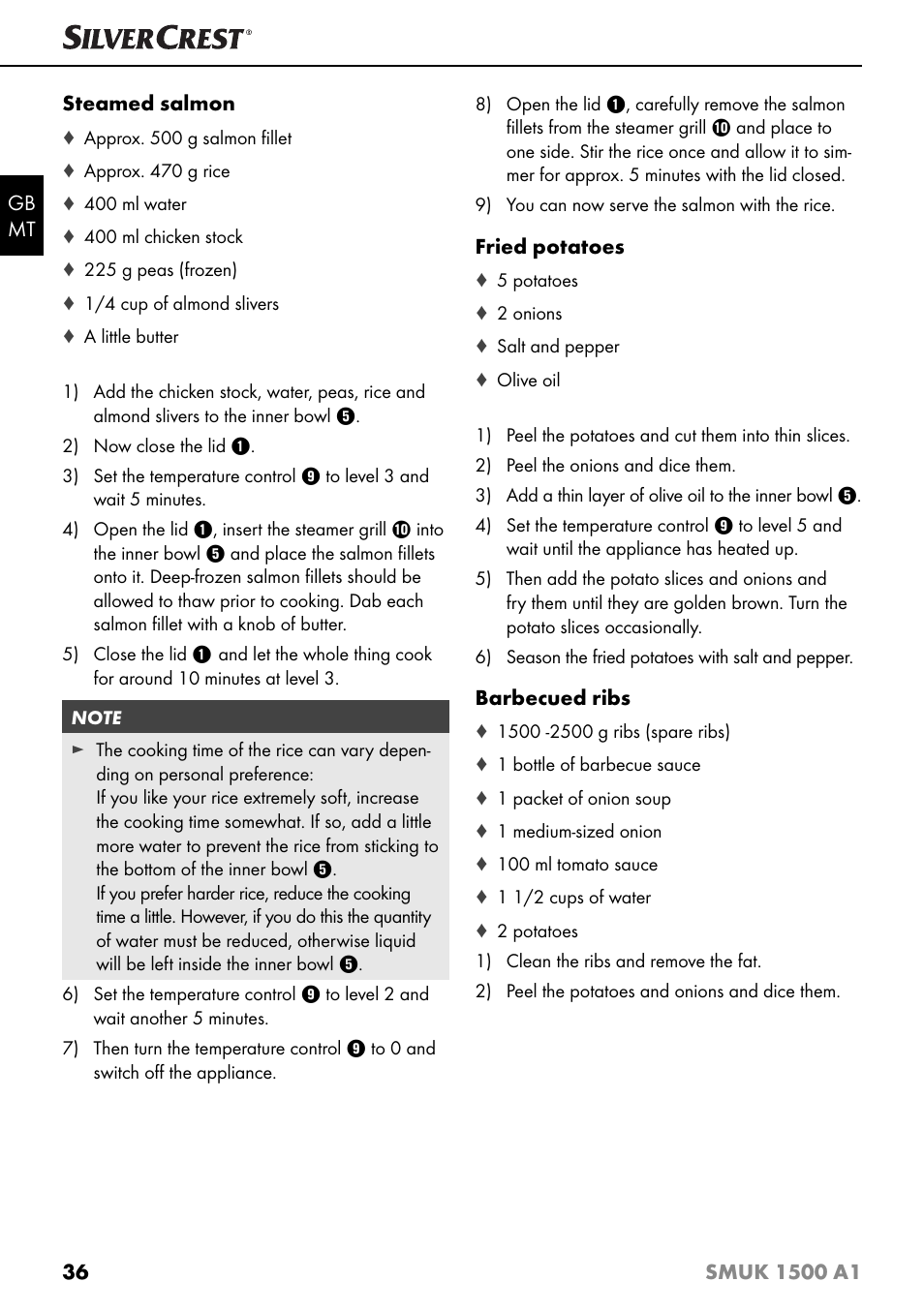 Silvercrest SMUK 1500 A1 User Manual | Page 39 / 64