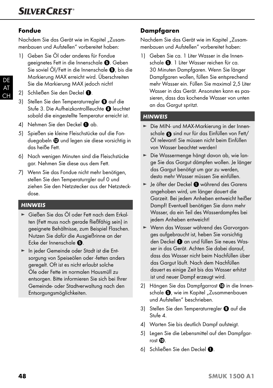 Silvercrest SMUK 1500 A1 User Manual | Page 51 / 64