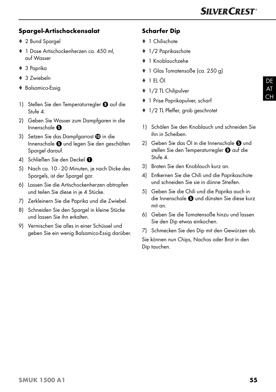 Silvercrest SMUK 1500 A1 User Manual | Page 58 / 64