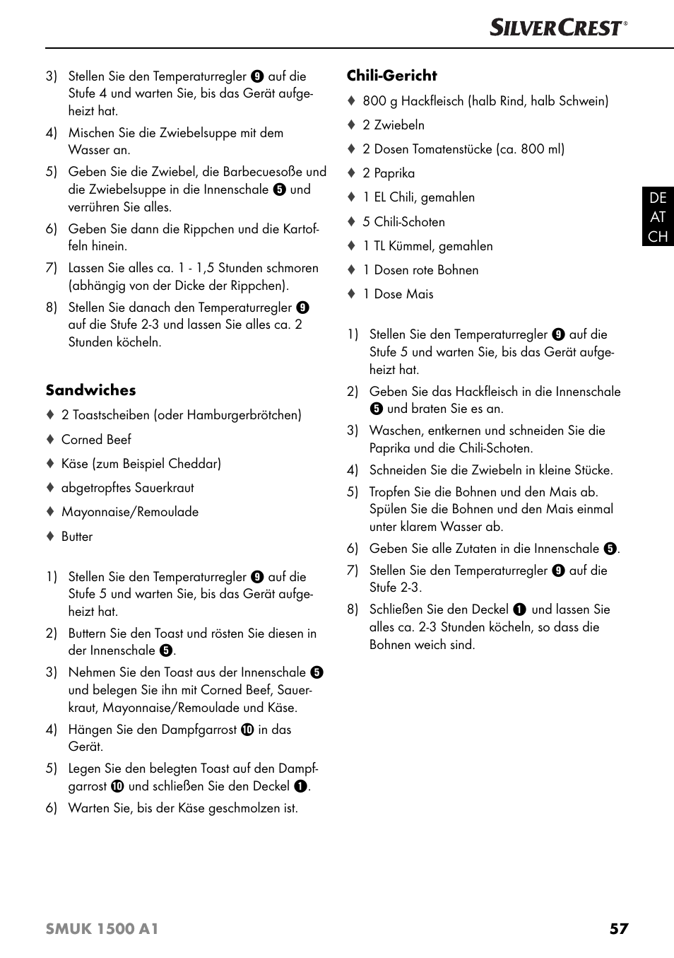 Silvercrest SMUK 1500 A1 User Manual | Page 60 / 64