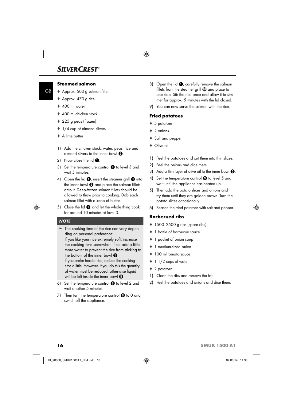 Silvercrest SMUK 1500 A1 User Manual | Page 19 / 84