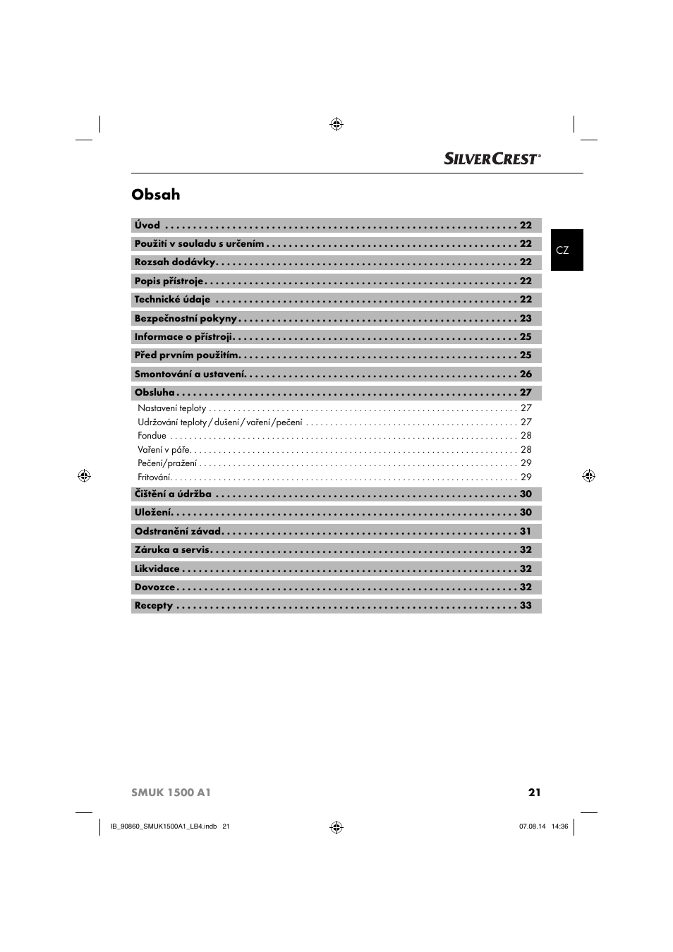 Silvercrest SMUK 1500 A1 User Manual | Page 24 / 84