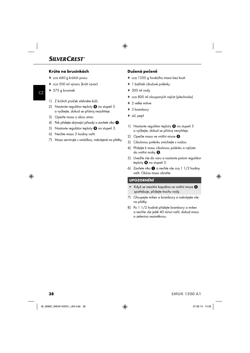 Silvercrest SMUK 1500 A1 User Manual | Page 41 / 84