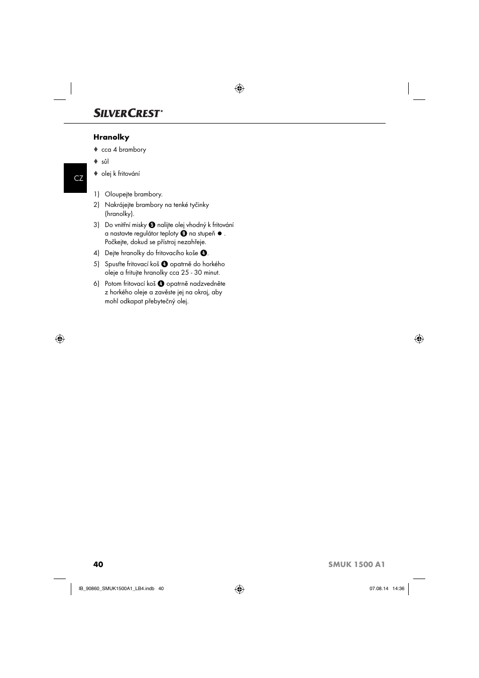 Silvercrest SMUK 1500 A1 User Manual | Page 43 / 84