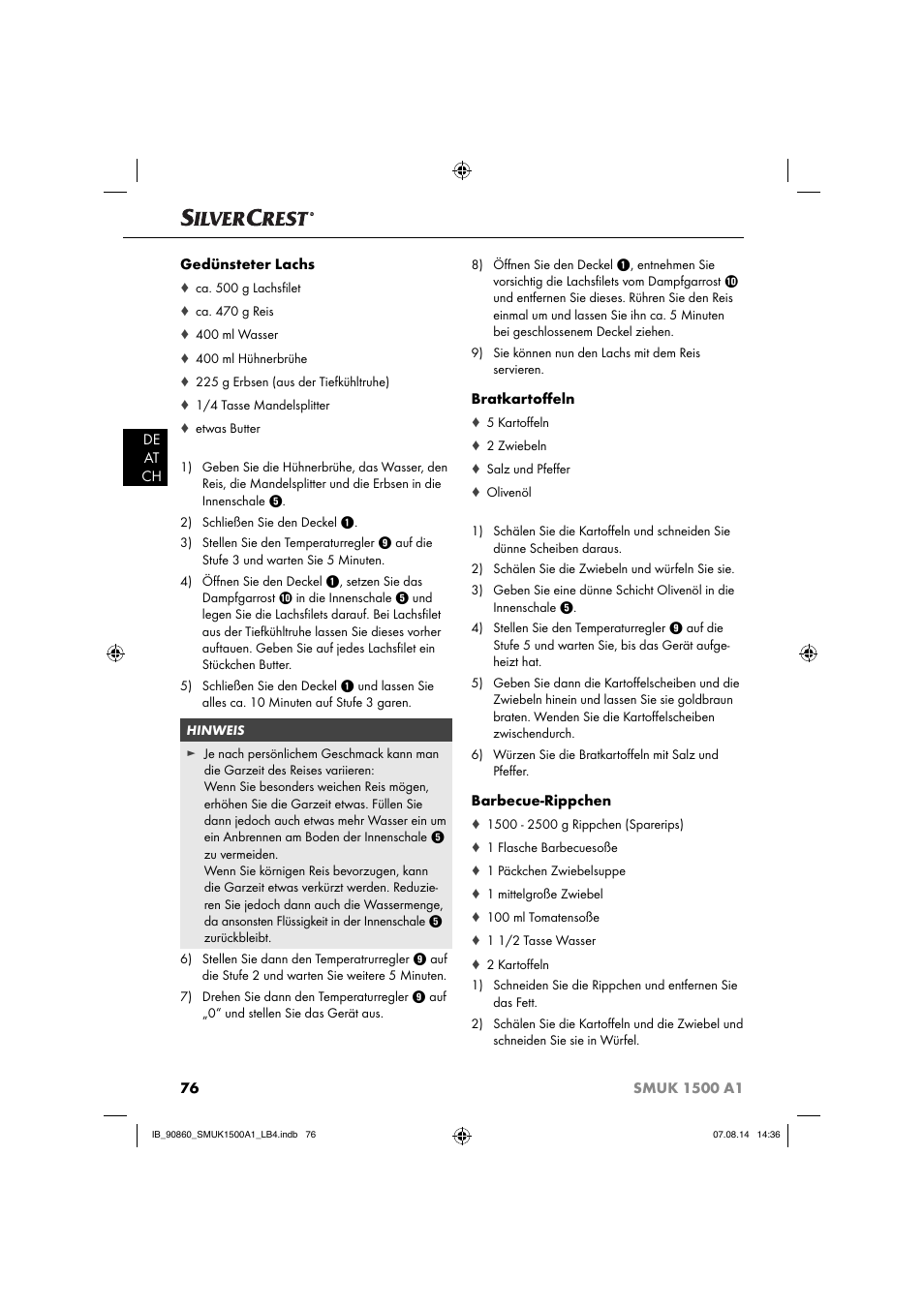 Silvercrest SMUK 1500 A1 User Manual | Page 79 / 84