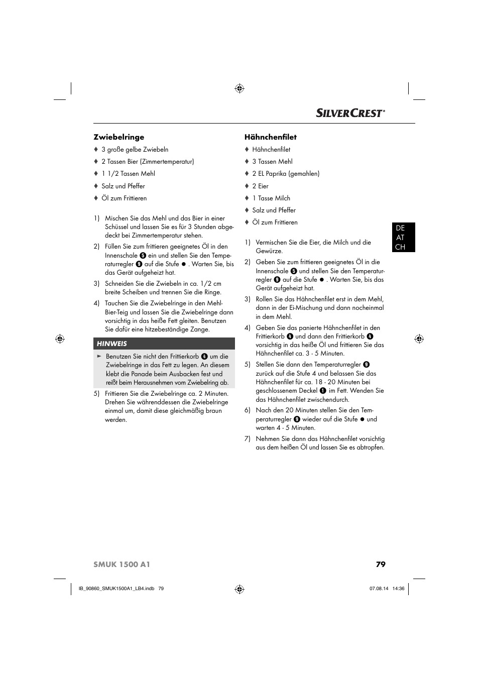 Silvercrest SMUK 1500 A1 User Manual | Page 82 / 84