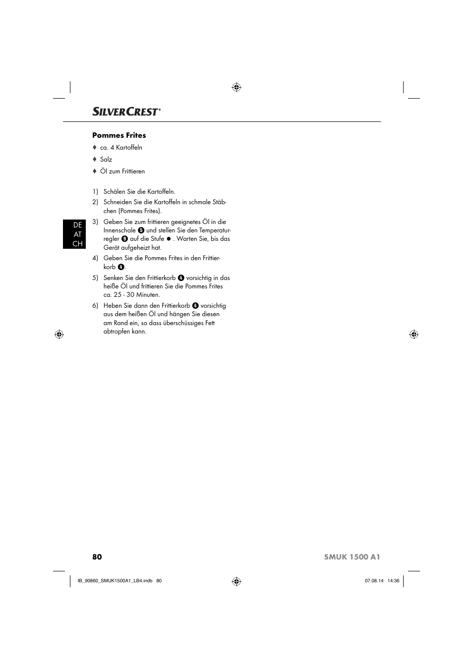 Silvercrest SMUK 1500 A1 User Manual | Page 83 / 84