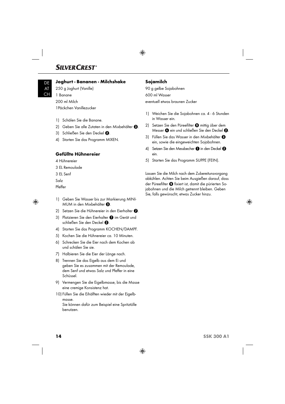 Silvercrest SSK 300 A1 User Manual | Page 17 / 60