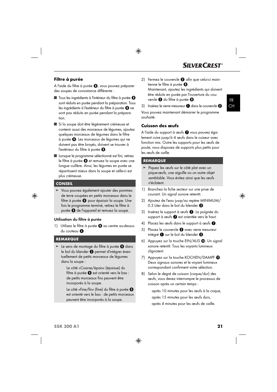 Silvercrest SSK 300 A1 User Manual | Page 24 / 60