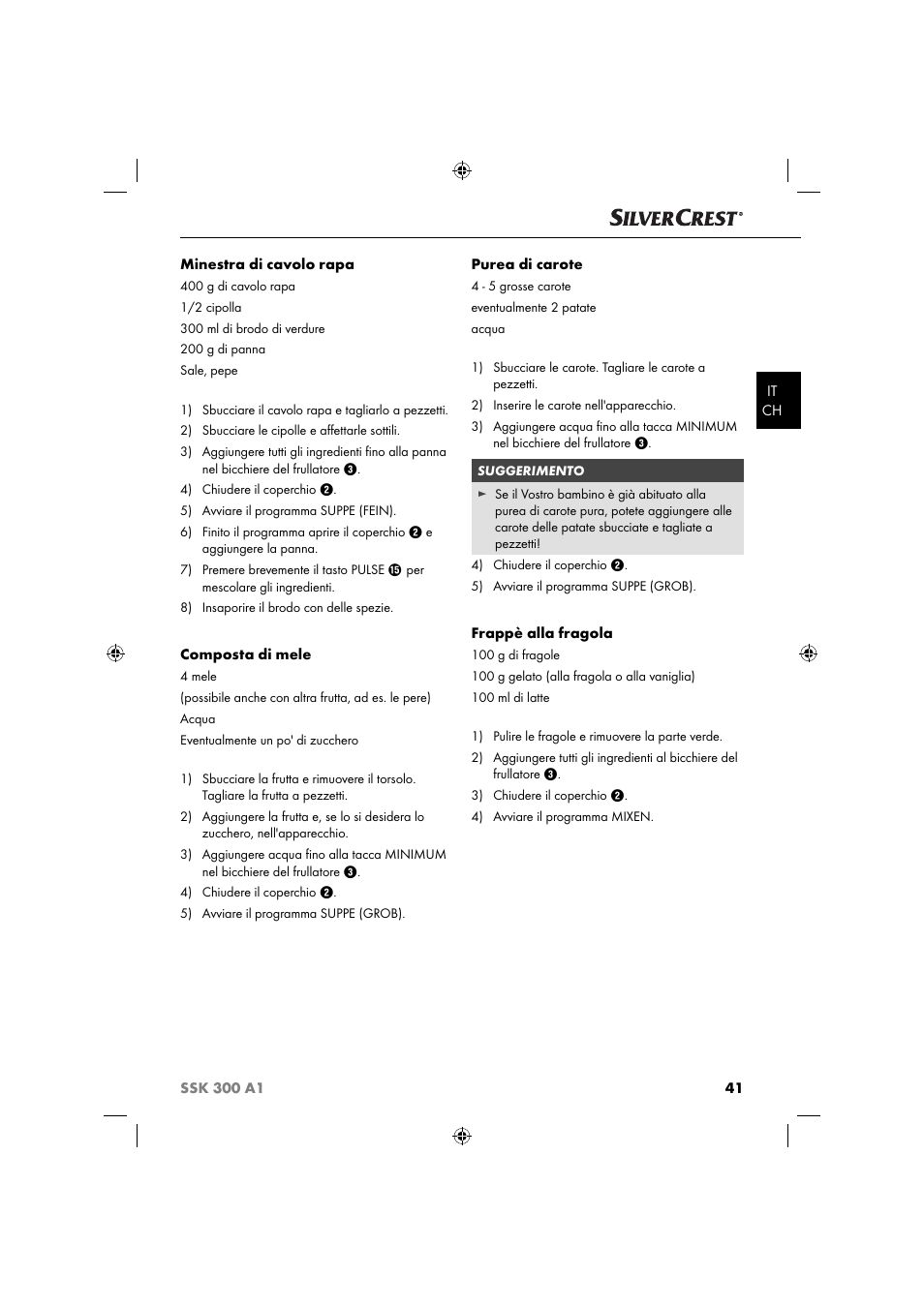 Silvercrest SSK 300 A1 User Manual | Page 44 / 60