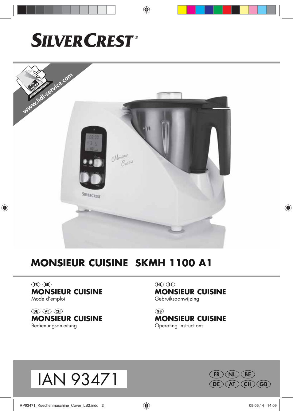 Silvercrest SKMH 1100 A1 User Manual | 106 pages