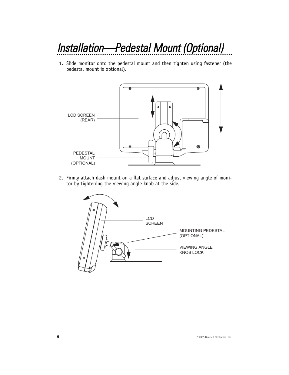 Directed Video HVM580 User Manual | Page 6 / 16