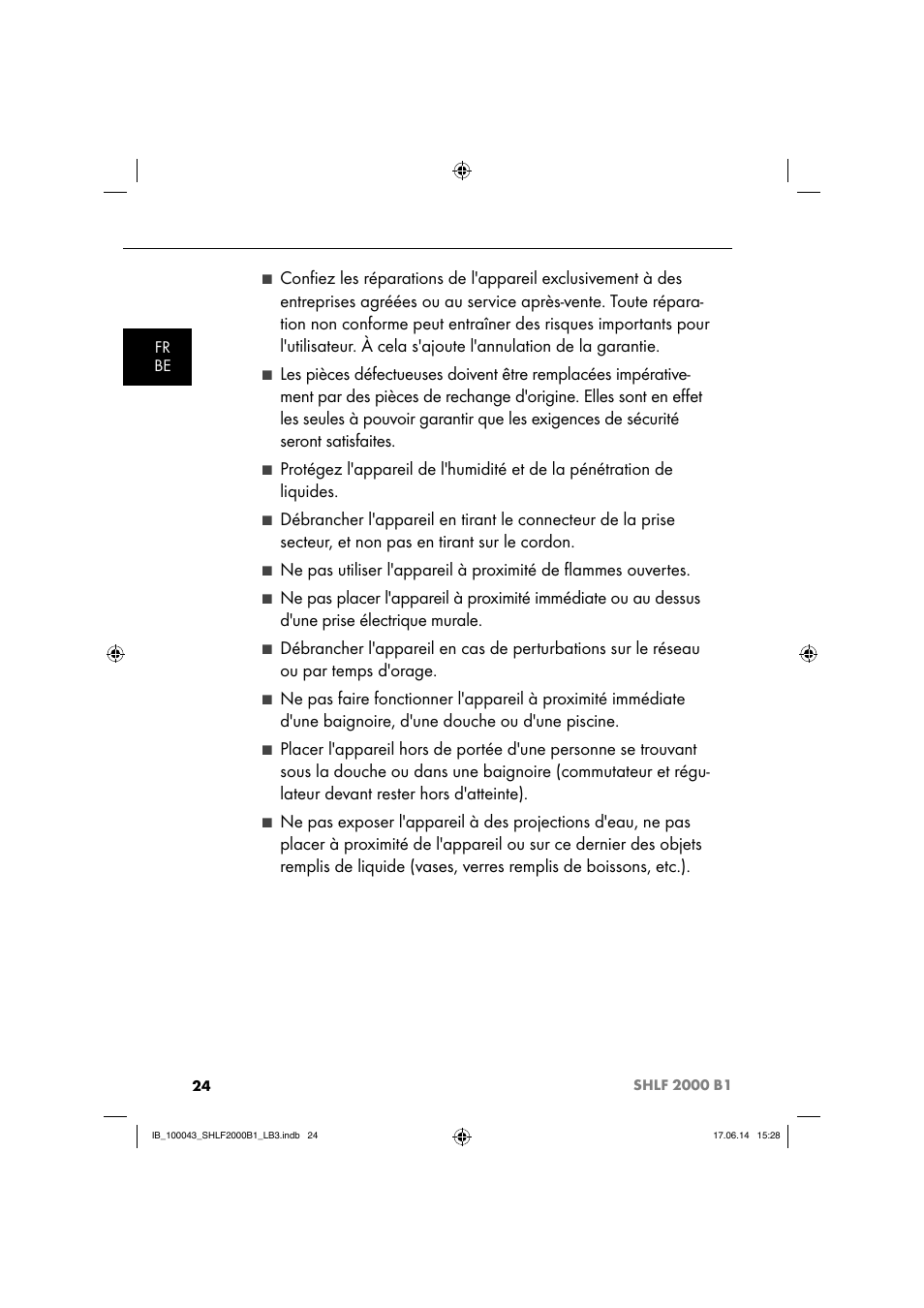 Silvercrest SHLF 2000 B1 User Manual | Page 27 / 76