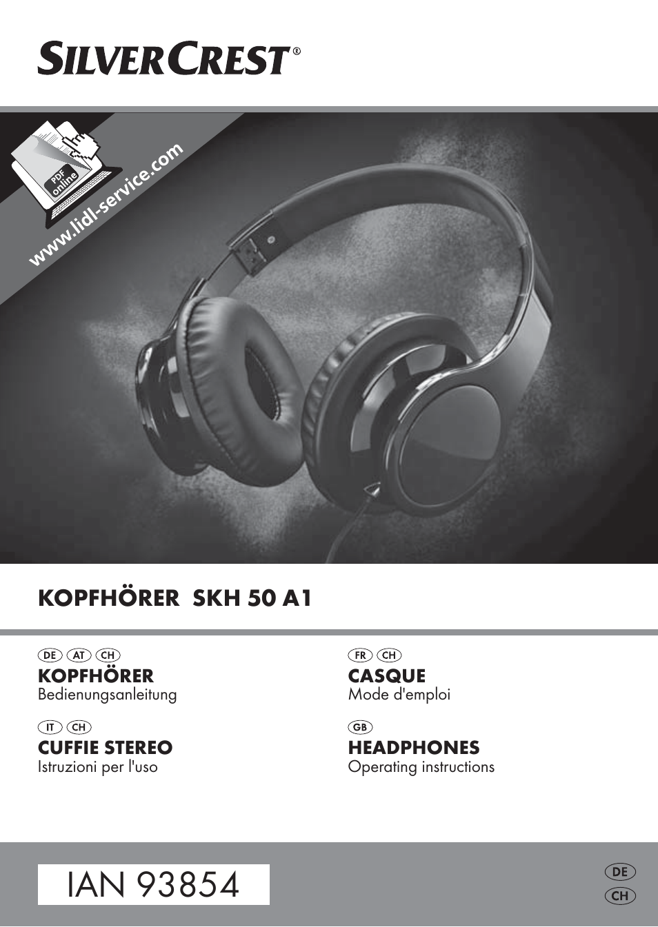 Silvercrest SKH 50 A1 User Manual | 59 pages