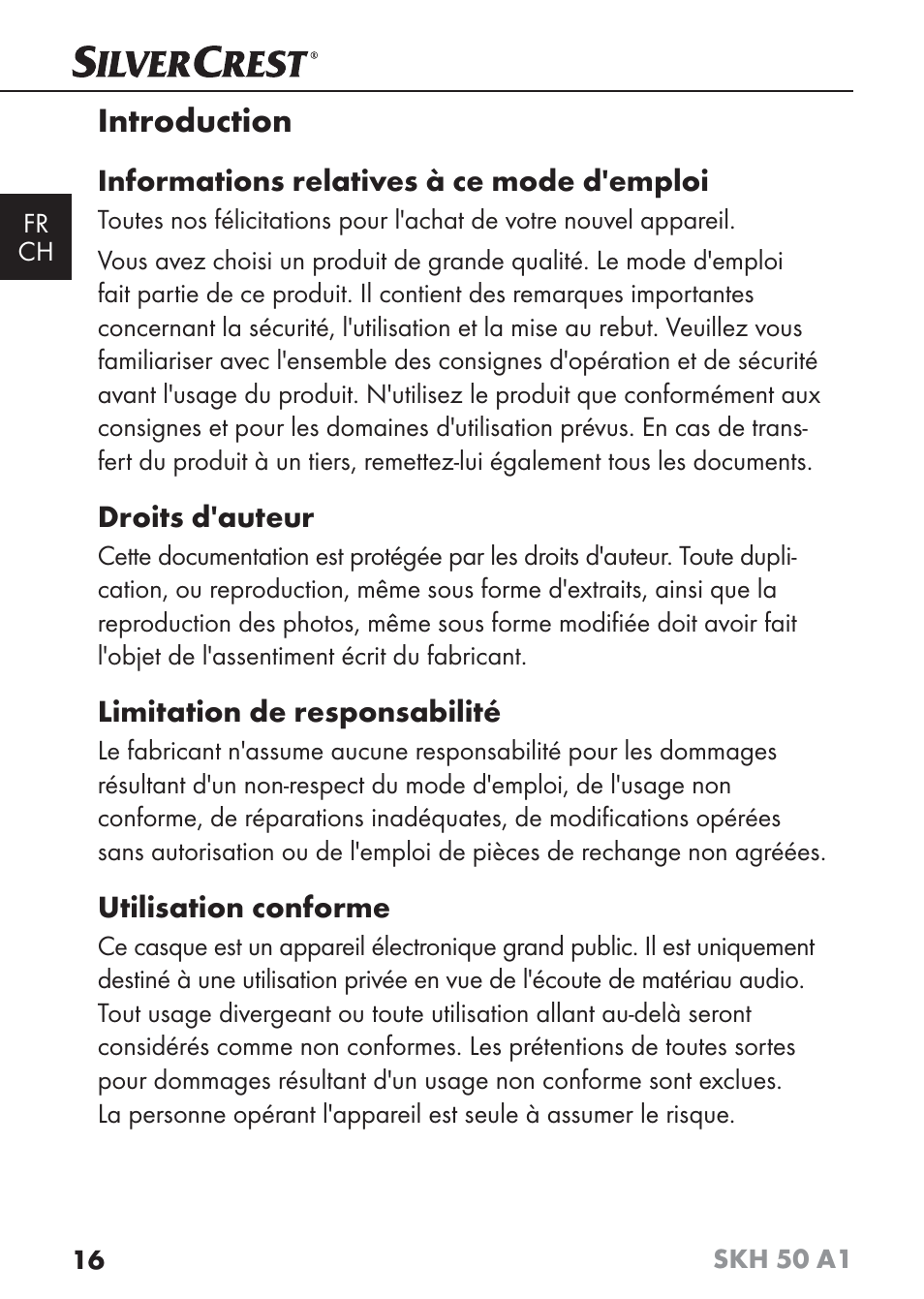 Introduction | Silvercrest SKH 50 A1 User Manual | Page 19 / 59